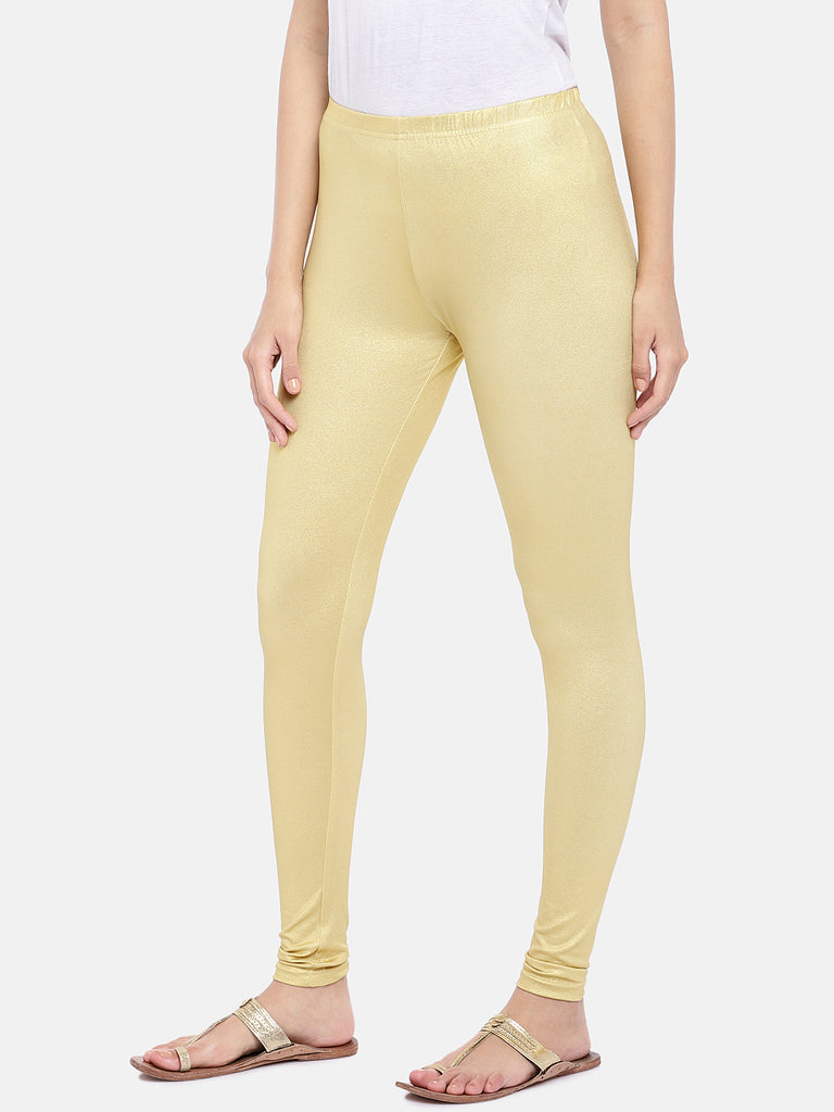 Core Women Gold Leggings
