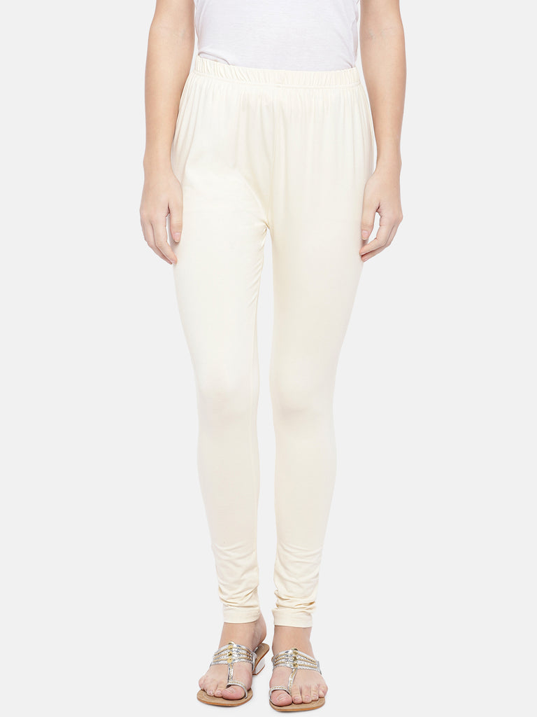 Core Women Off White Knit Legging