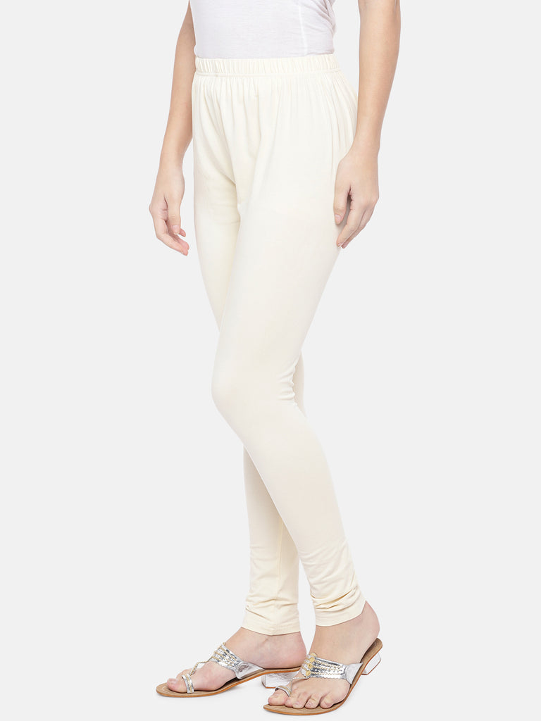 Core Women Off White Knit Legging