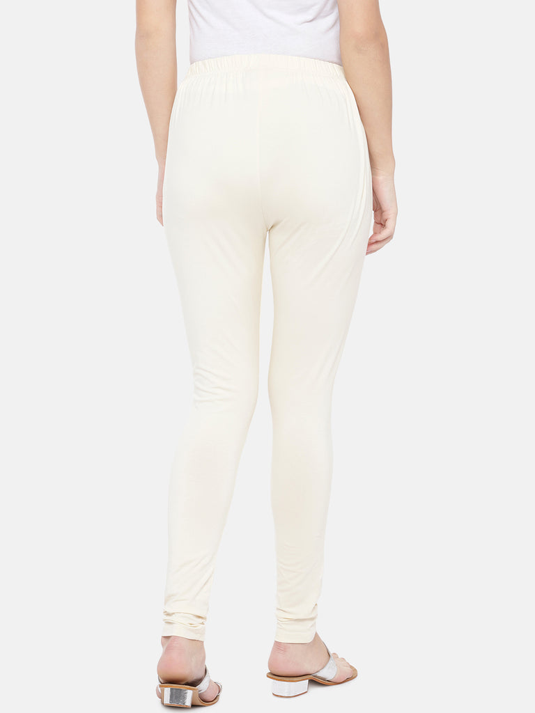 Core Women Off White Knit Legging