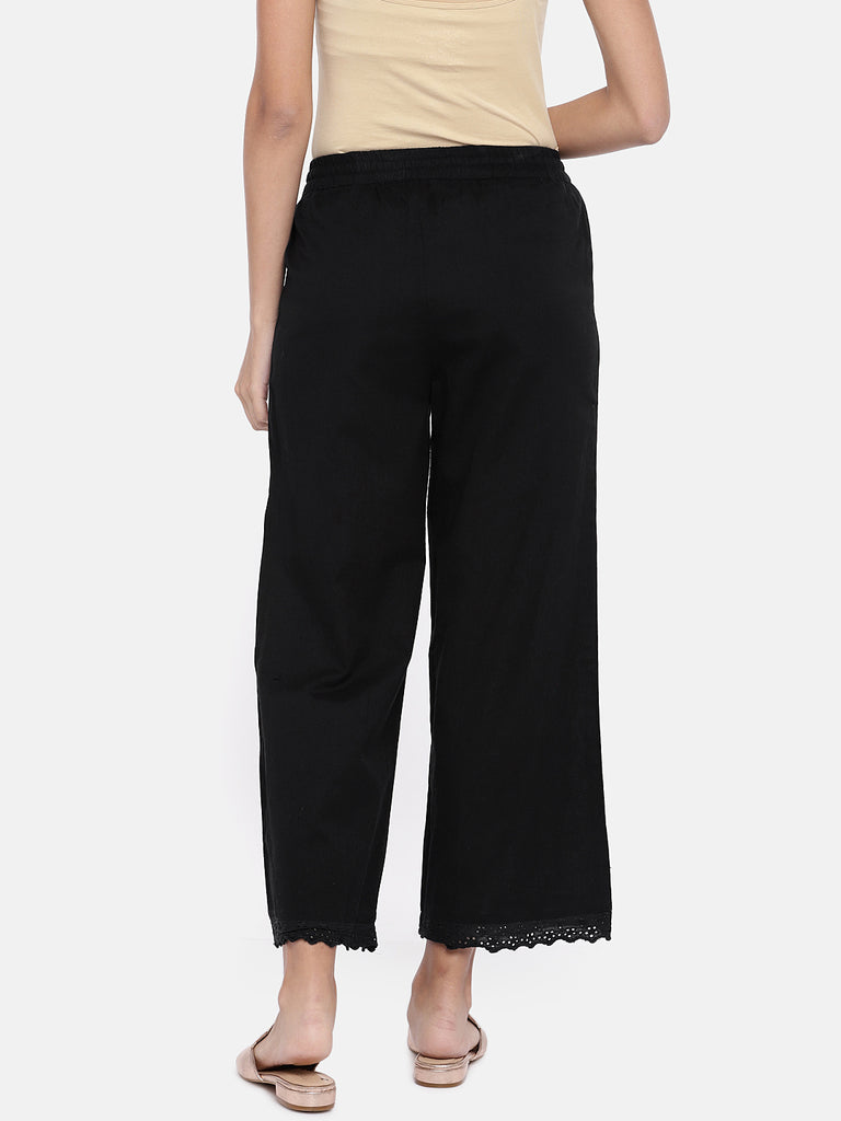 Women Pallazzo Black Pallazzo