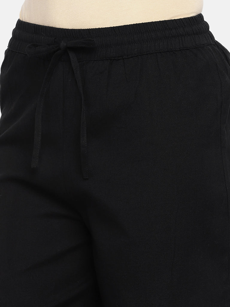 Women Pallazzo Black Pallazzo