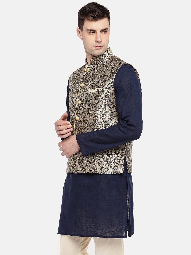 Men Jacket Sleeveless Navy Jackets