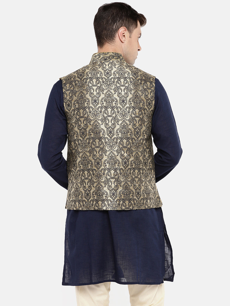 Men Jacket Sleeveless Navy Jackets