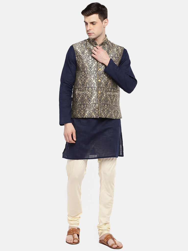 Men Jacket Sleeveless Navy Jackets