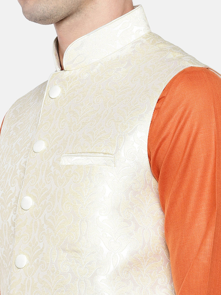 Men Jacket Sleeveless Off White Jackets