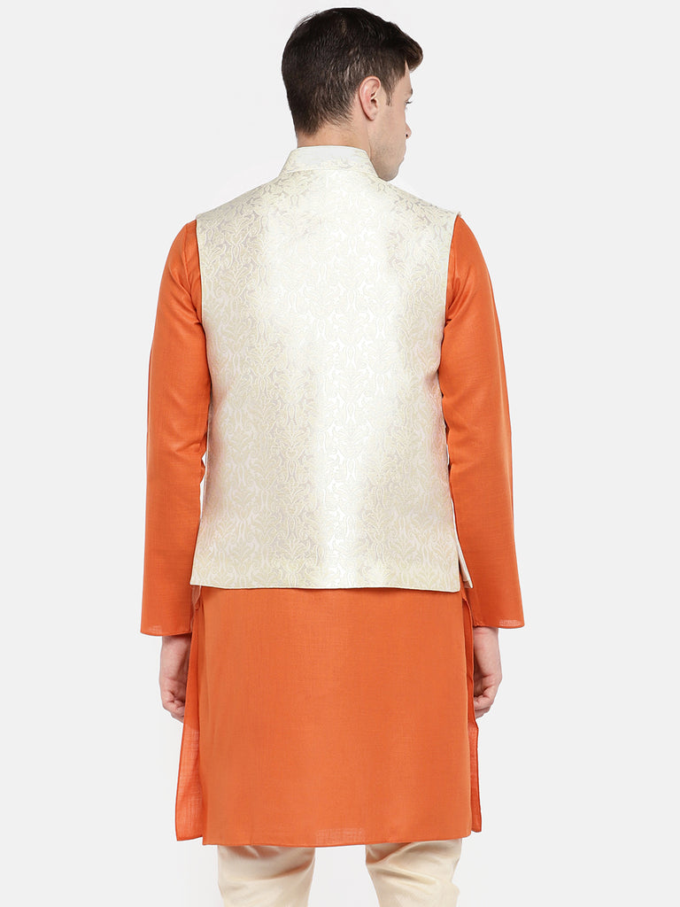 Men Jacket Sleeveless Off White Jackets