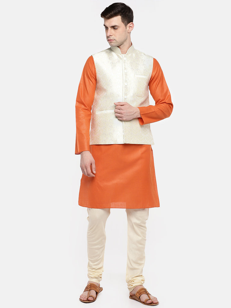 Men Jacket Sleeveless Off White Jackets