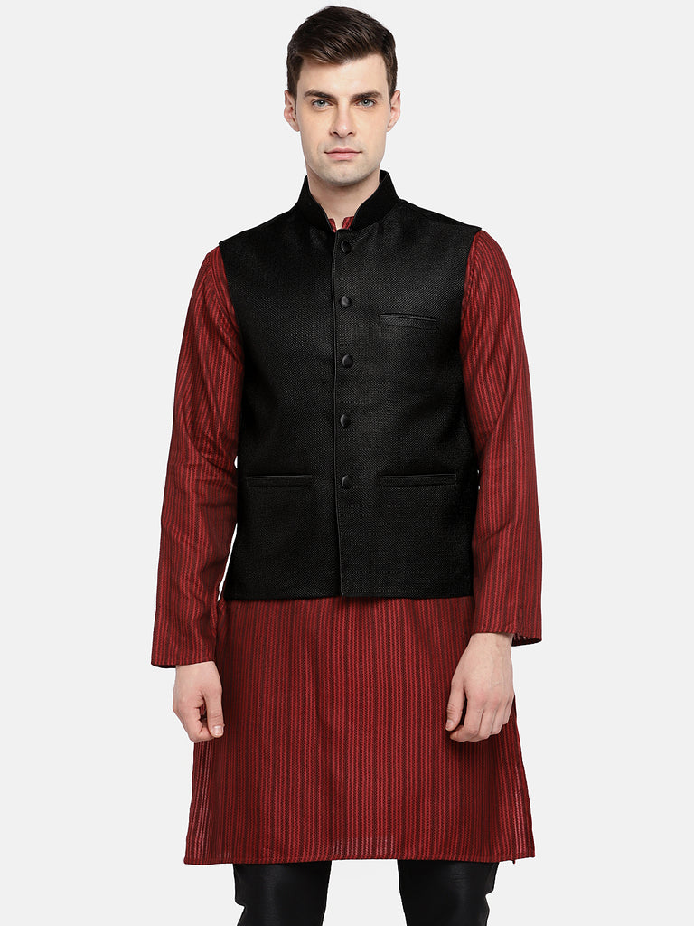 Men Jacket Sleeveless Black Jackets