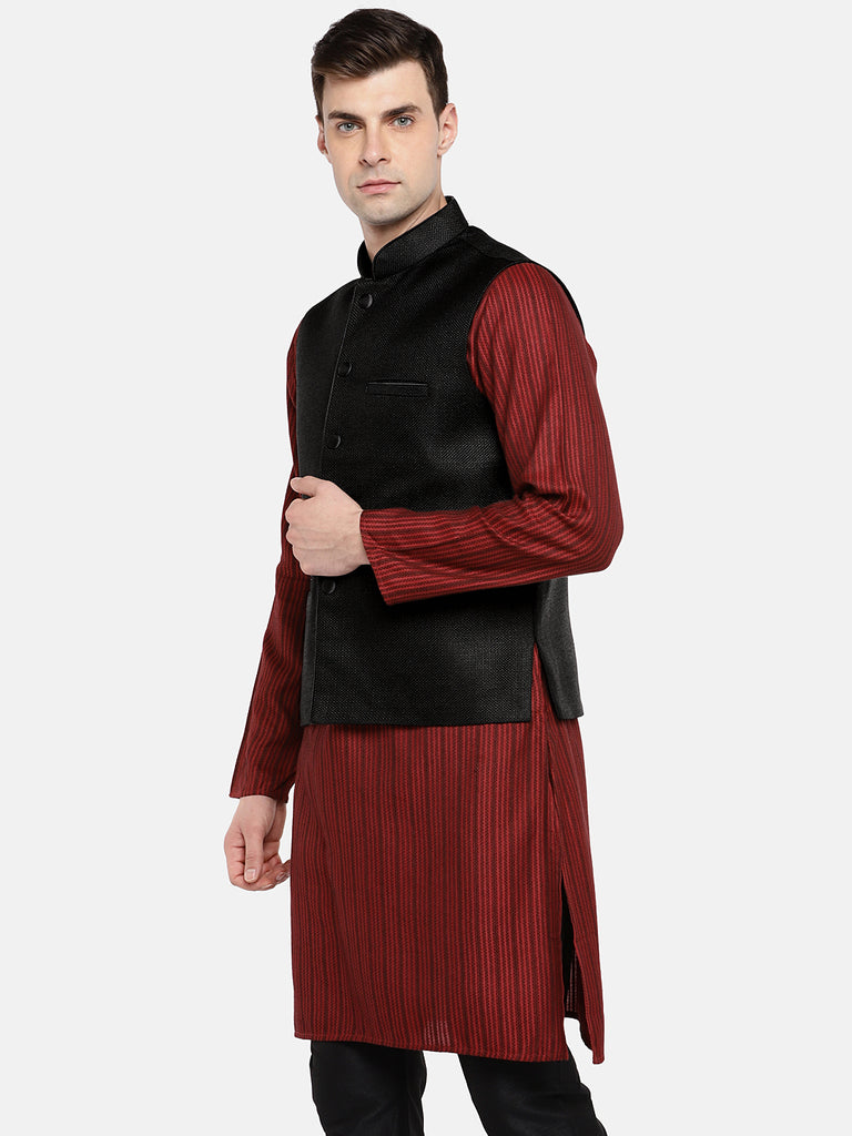 Men Jacket Sleeveless Black Jackets