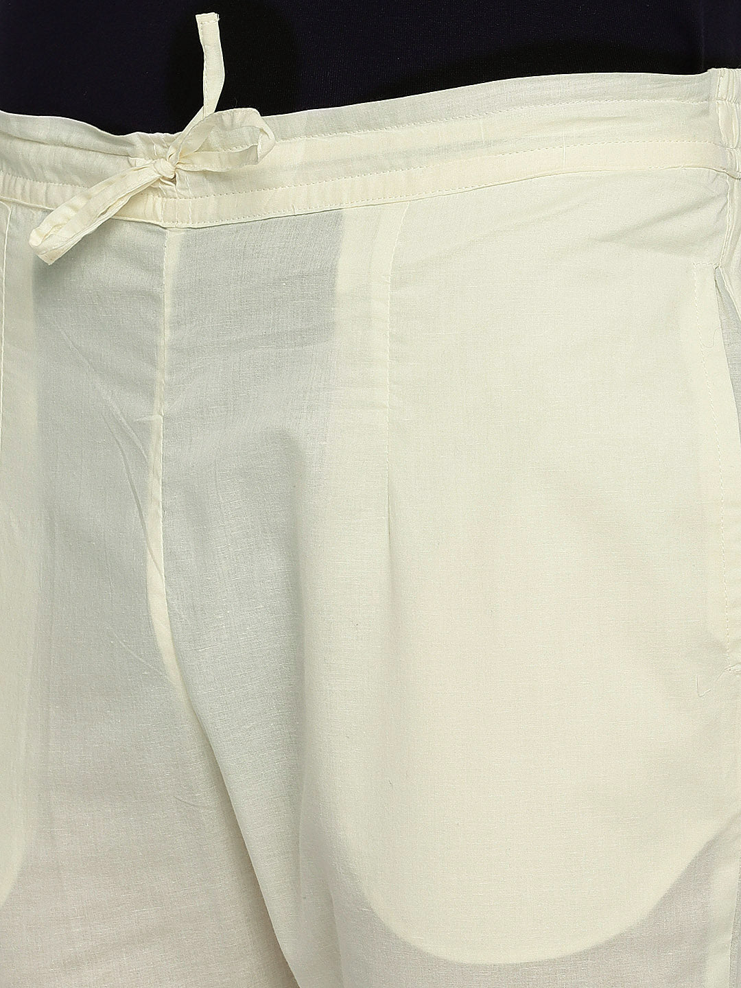 Men's Off White Cambric  Pyjama
