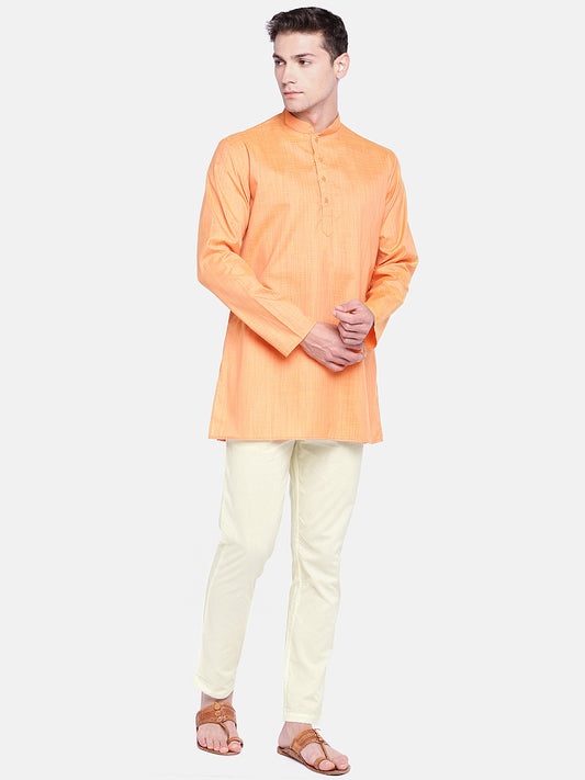 Men's Off White Cambric  Pyjama