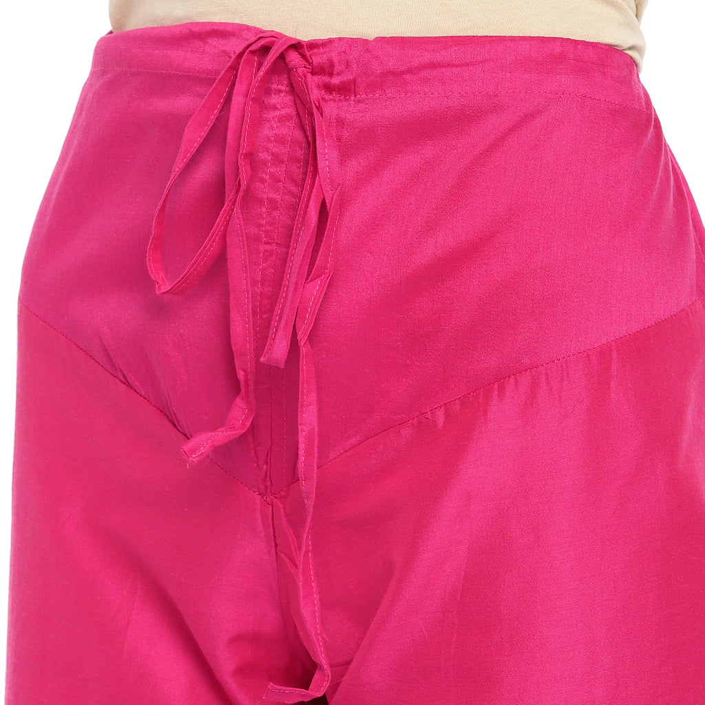 Women A Line Three-Fourth Green Skd