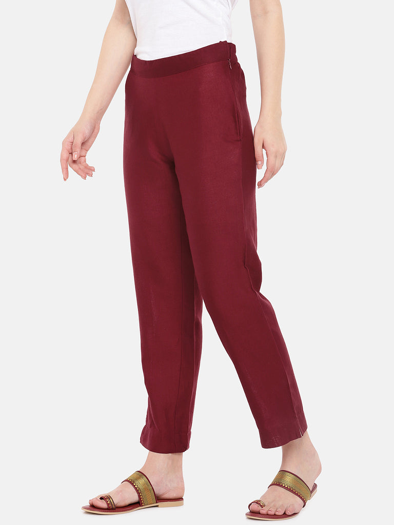 Women Pant Rust Pants
