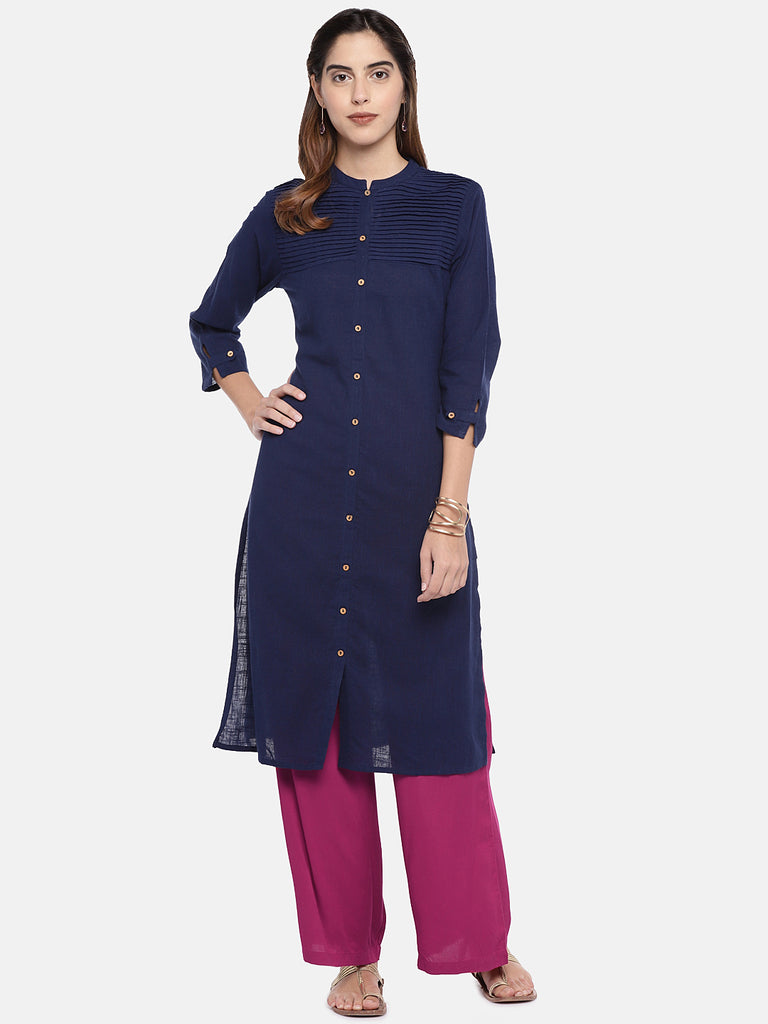 Women's Fuchsia Rayon  Palazzo