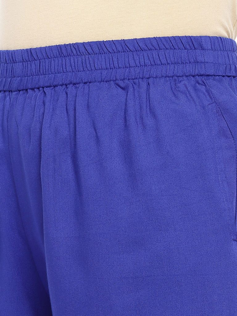 Women Pallazzo Royal Blue Pallazzo