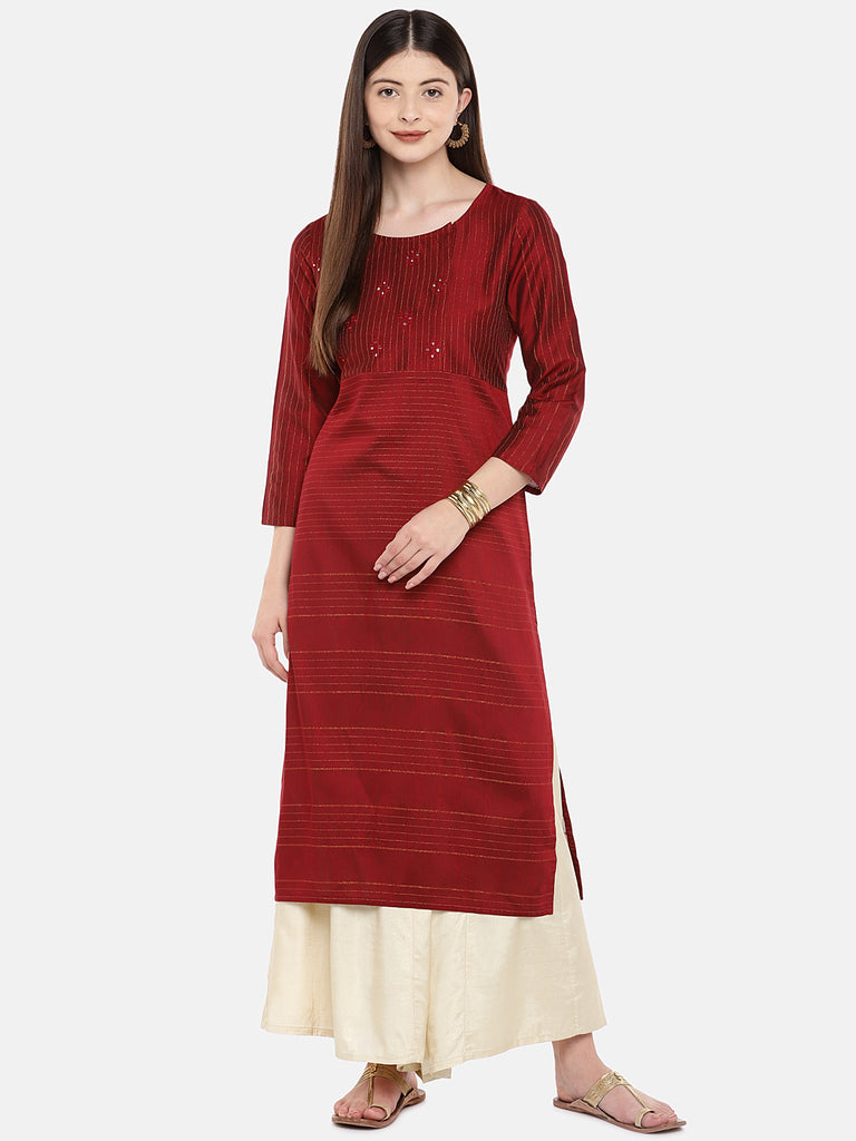 Women Flared Light Gold Pallazzo