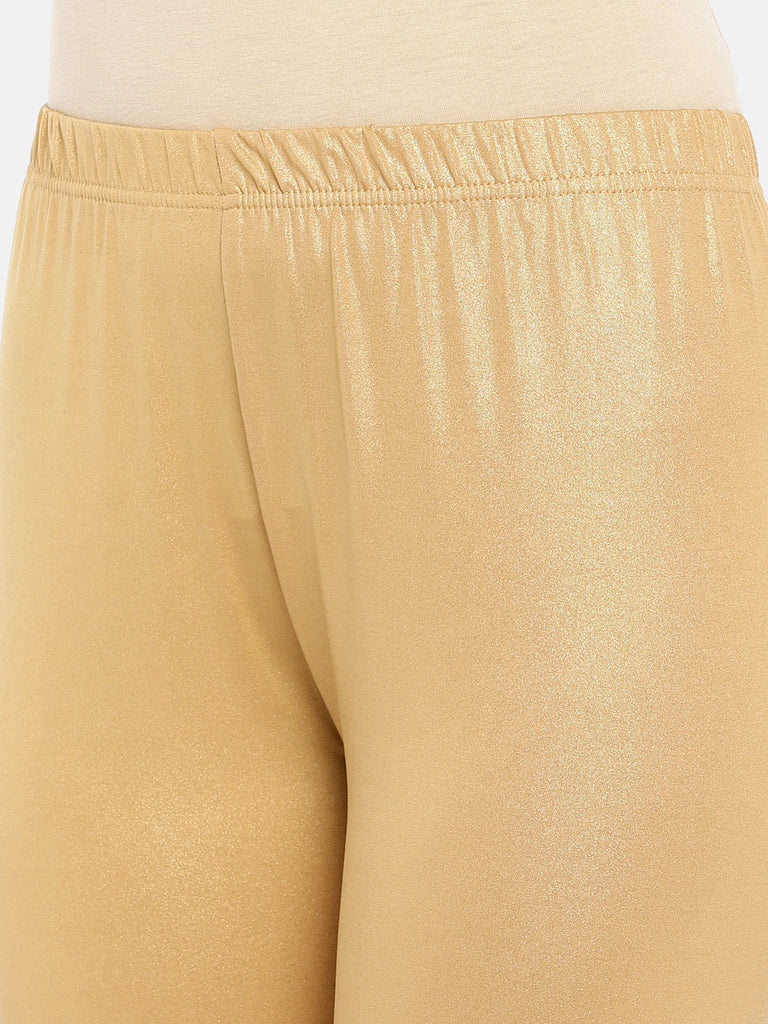 Core Women Churidar Dark Gold Leggings