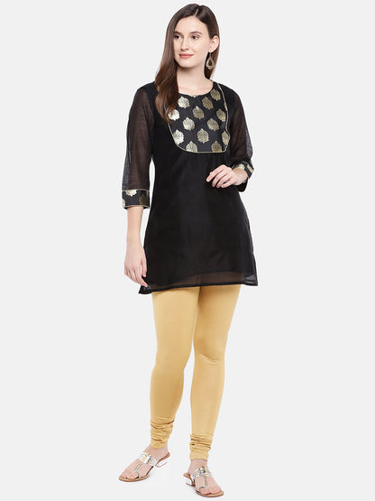 Core Women Churidar Dark Gold Leggings