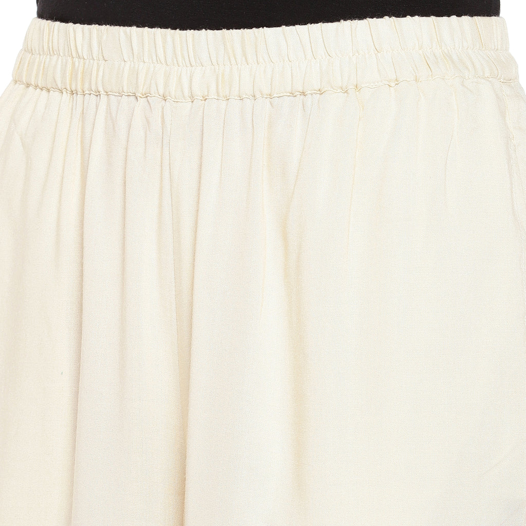 Women Pallazzo Cream Pallazzo