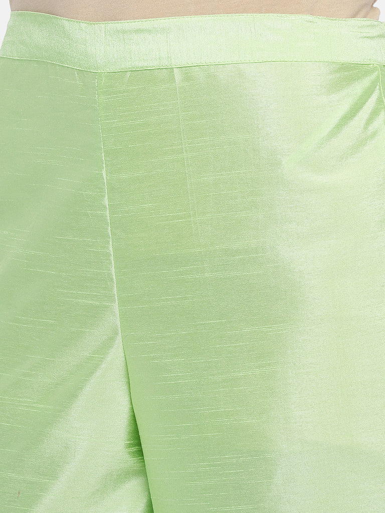 Women Straight Elbow Sleeve Mint Skd