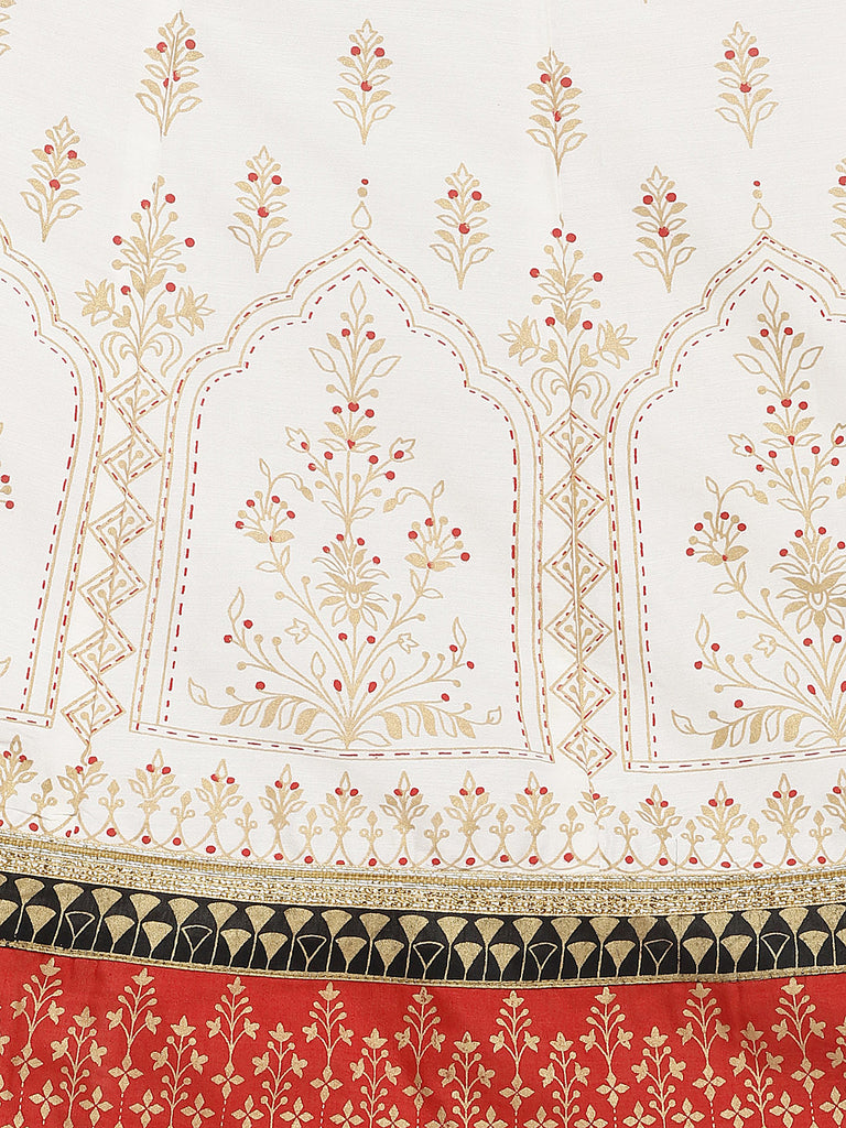 Women Kalidar Sleeveless Off White Skd