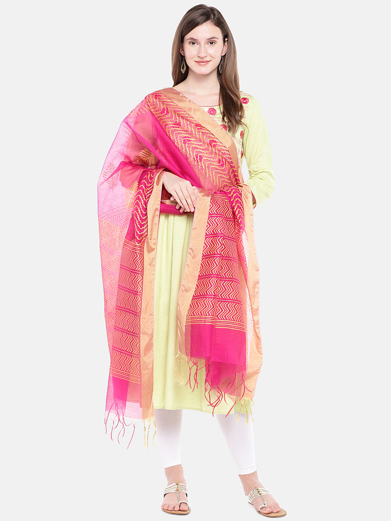 Women Dupatta Plum Dupatta
