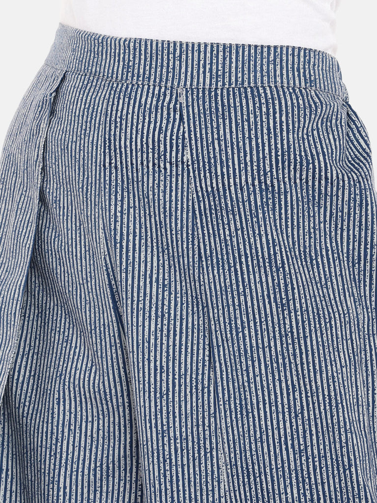 Women Pallazzo Navy Pallazzo