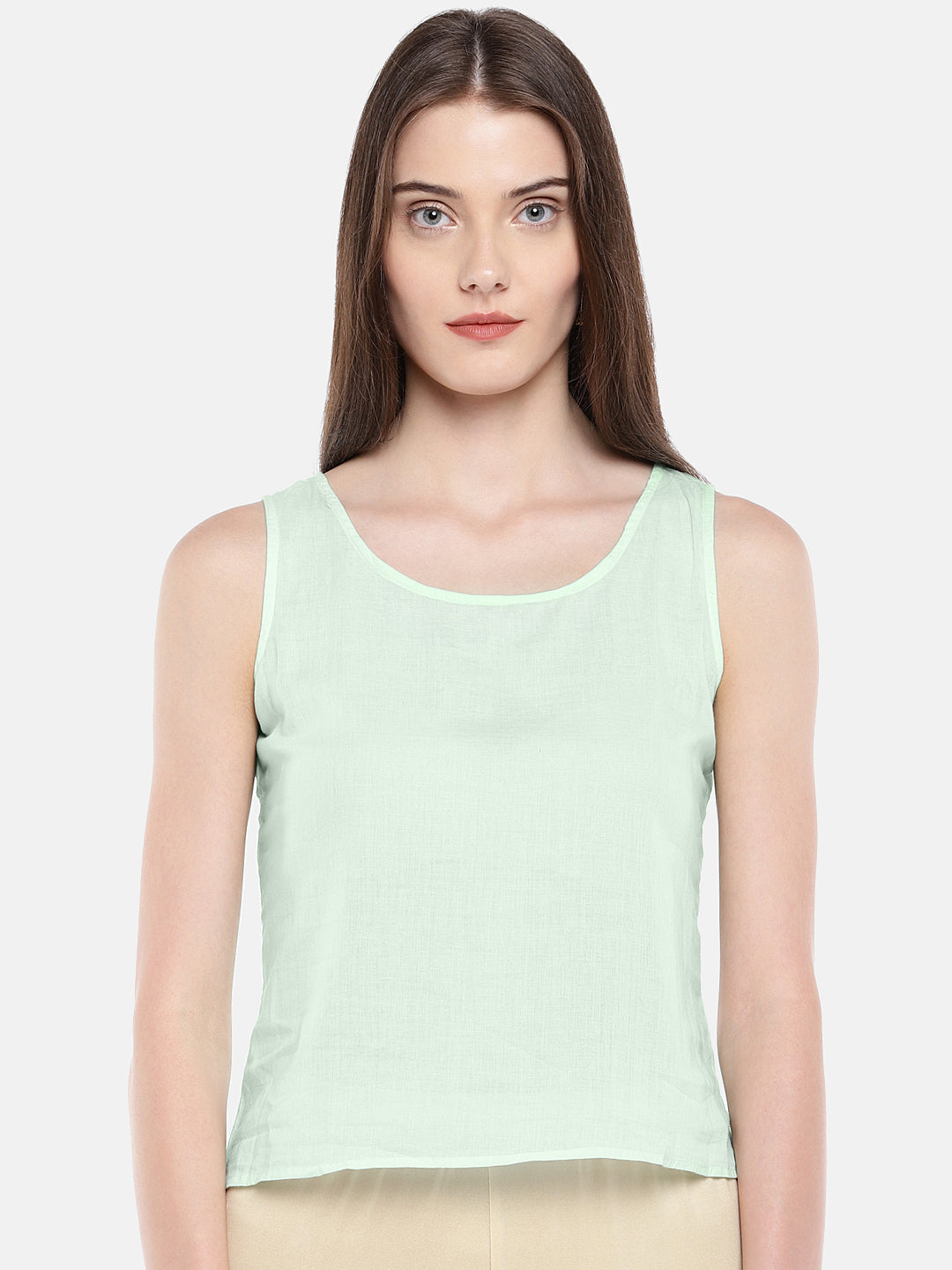 Women Straight Three-Fourth Aqua Kurta