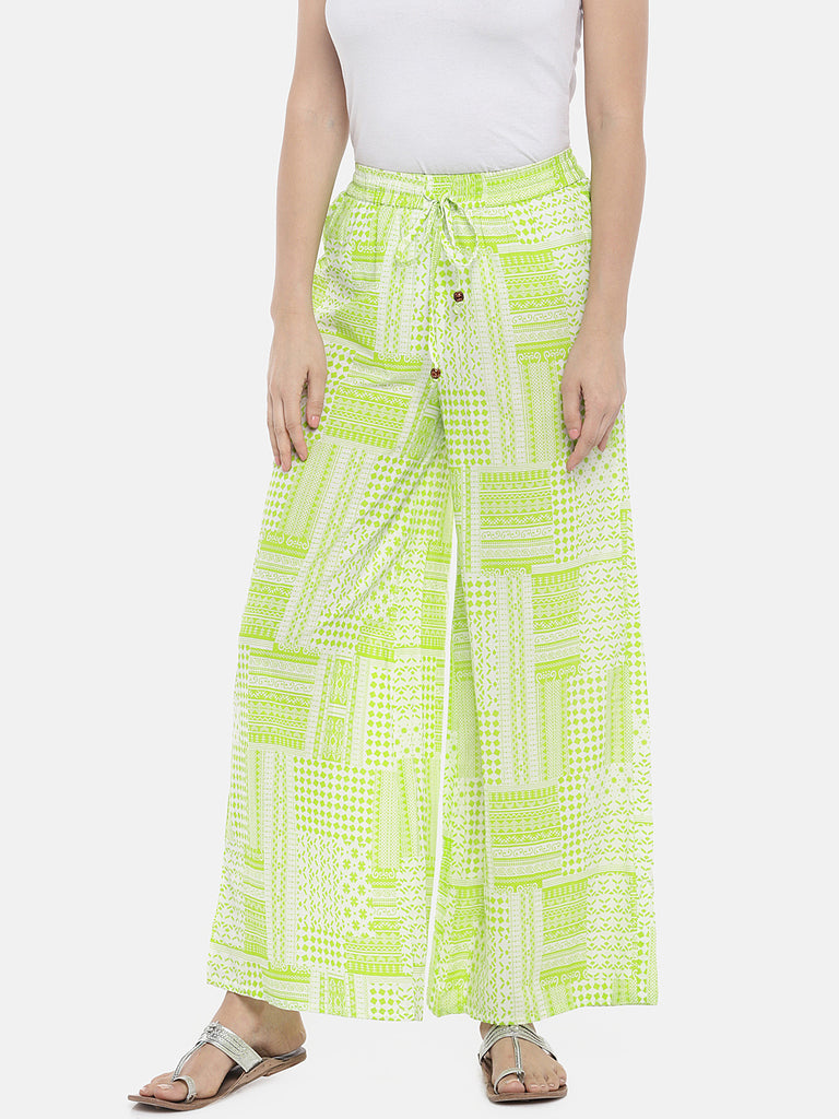 Women Lemon Pallazzo