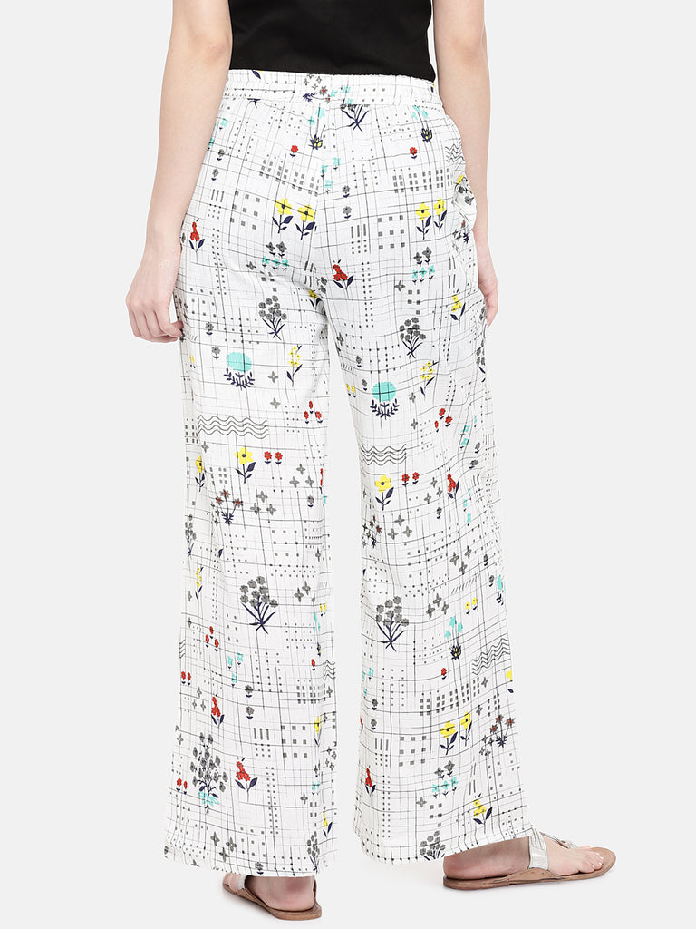 Women Straight Grey Pants
