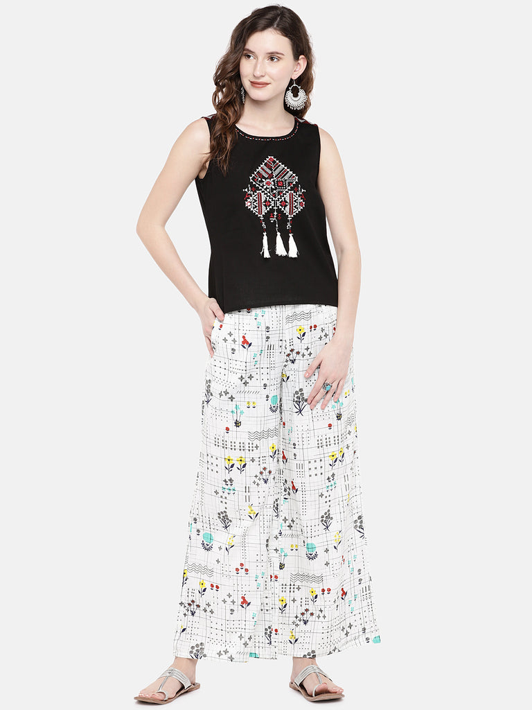 Women Straight Grey Pants