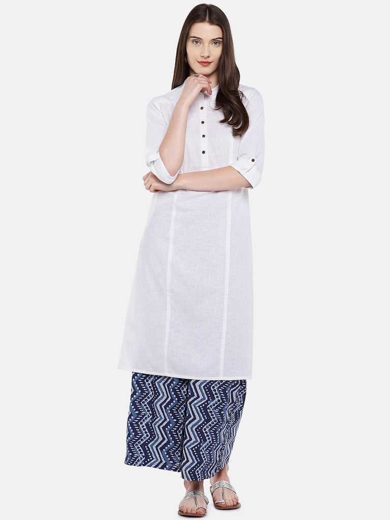 Women Flared Indigo Pallazzo