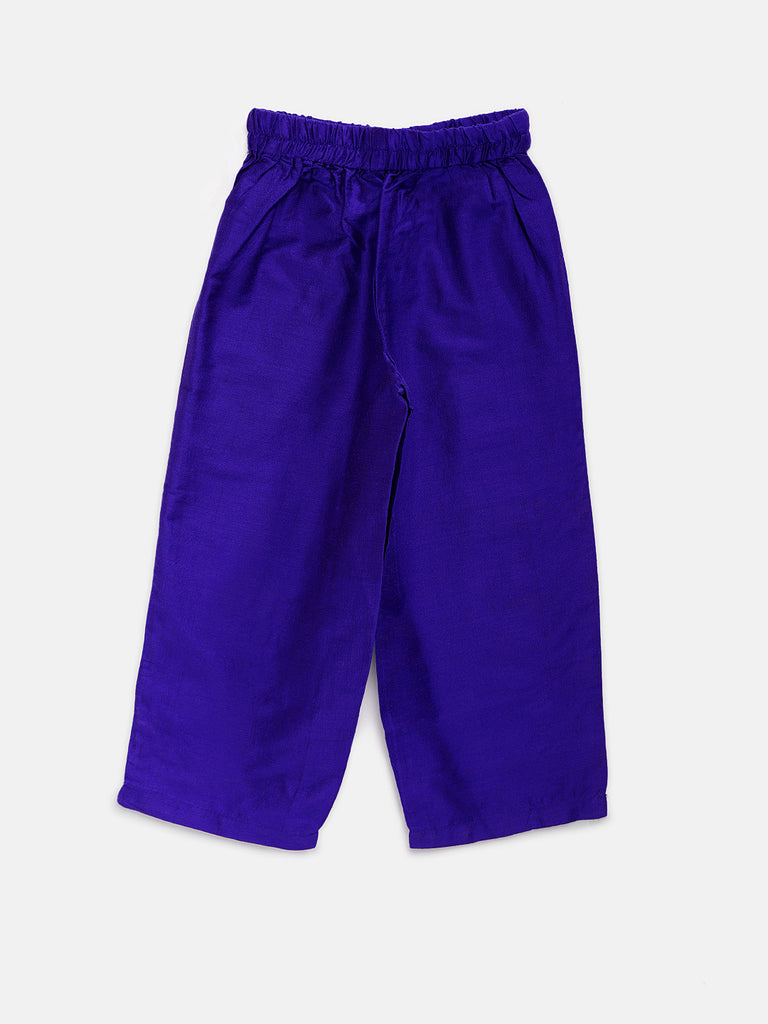 Kids Girls A Line Sleeveless Fuchsia Skd