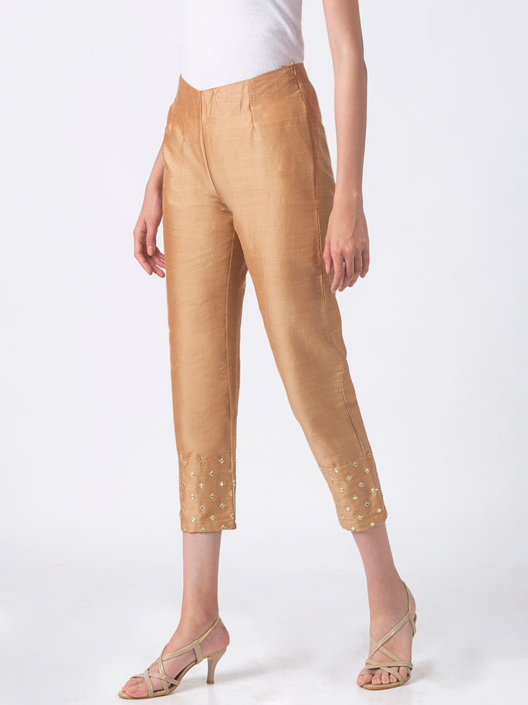 Women Beige Pants