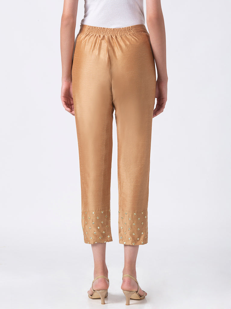 Women Beige Pants