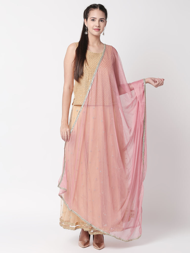 Core Women Dupatta Dust Pink Dupatta