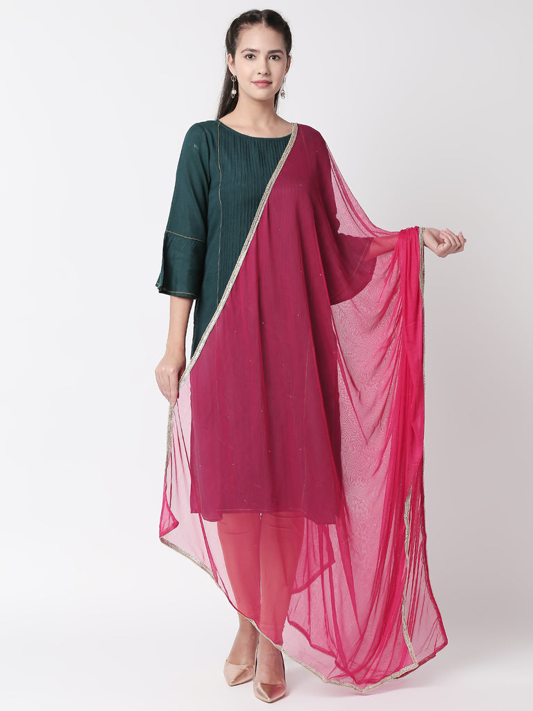 Core Women Dupatta Fuchsia Dupatta