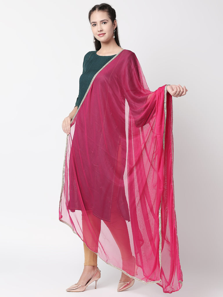 Core Women Dupatta Fuchsia Dupatta