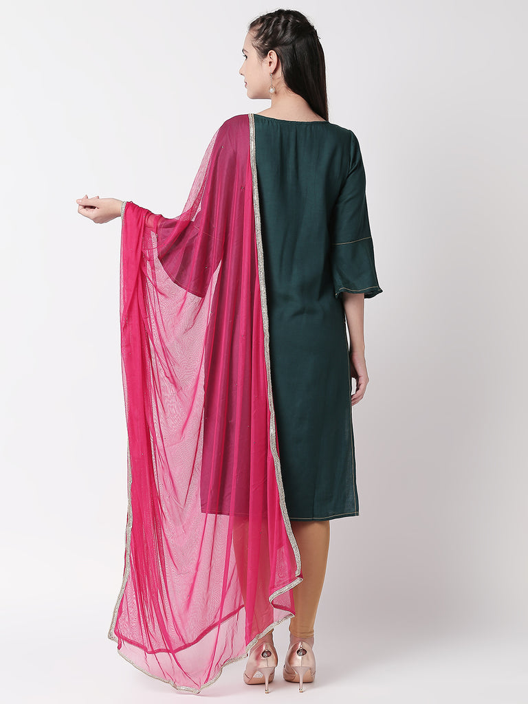 Core Women Dupatta Fuchsia Dupatta