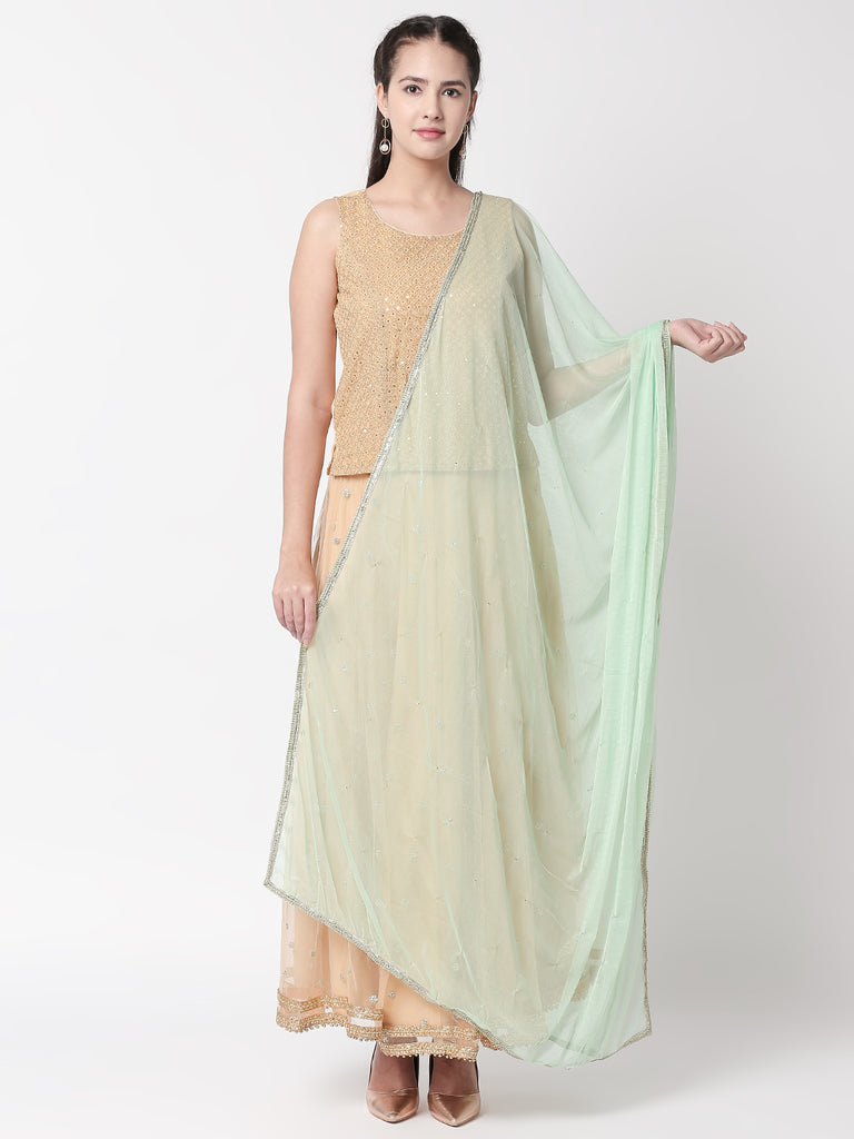 Core Women Dupatta Sap Green Dupatta