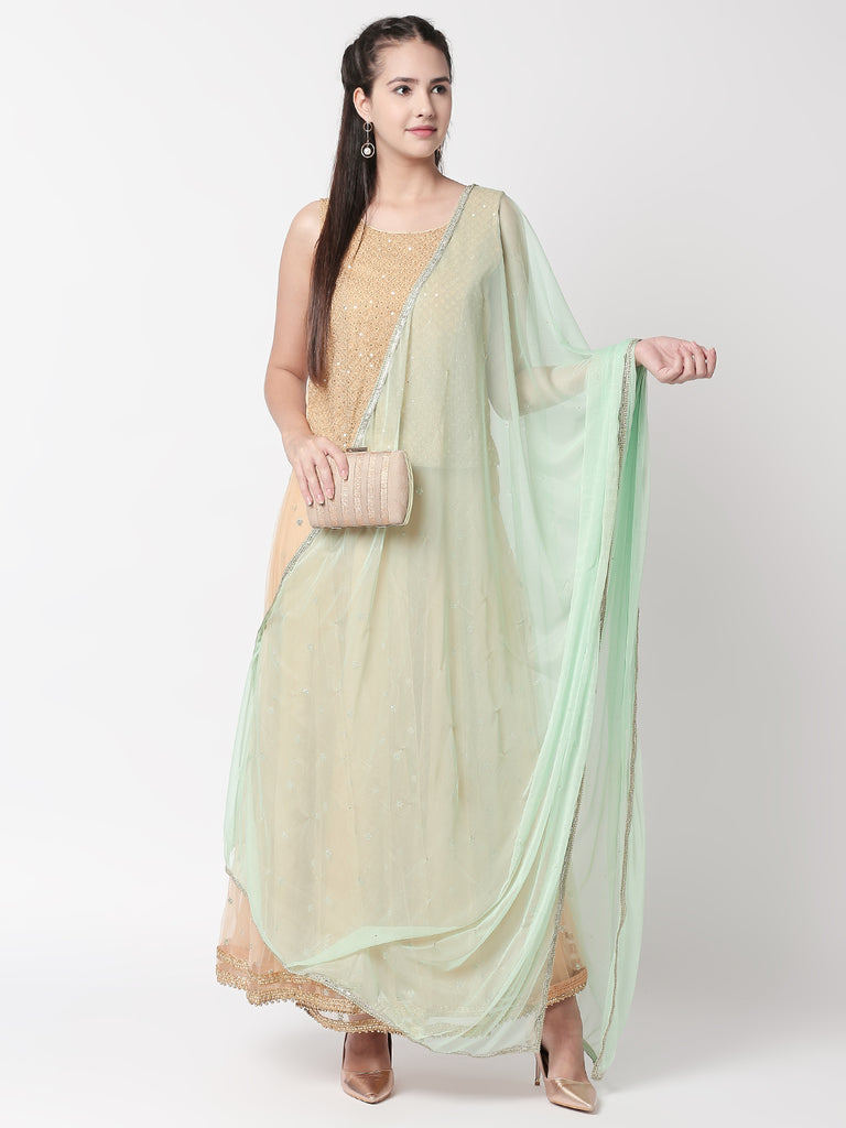 Core Women Dupatta Sap Green Dupatta