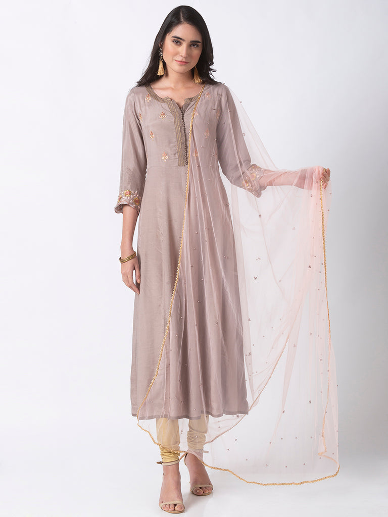 Core Women Dupatta Pink Dupatta