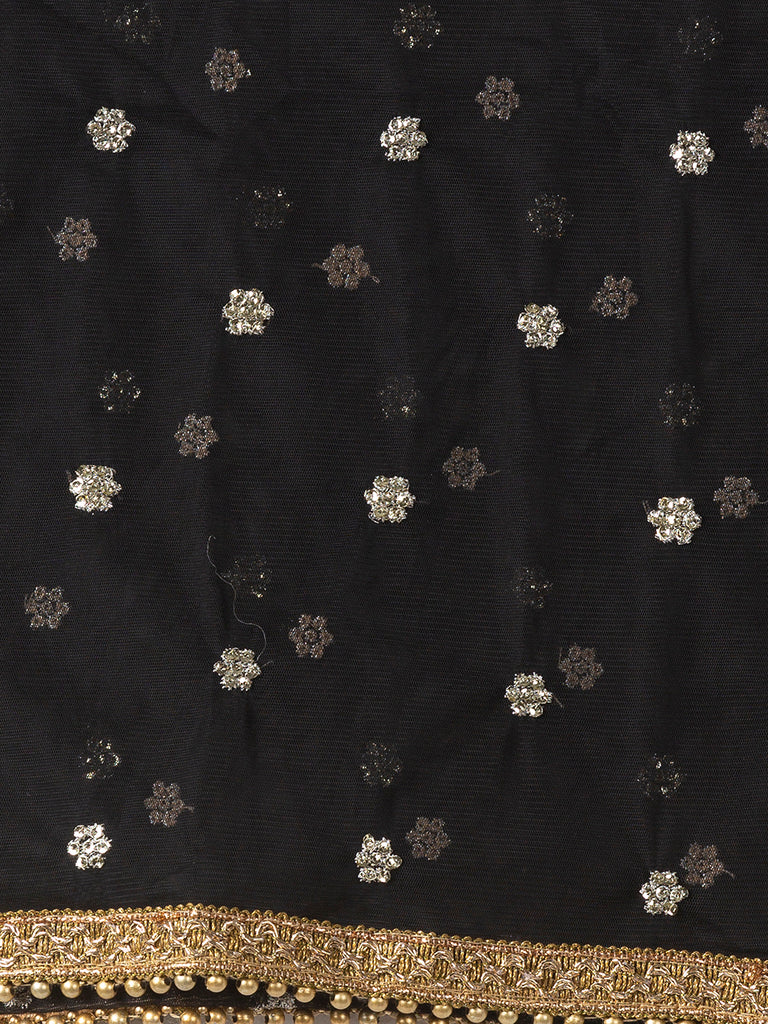 Core Women Dupatta Black Dupatta