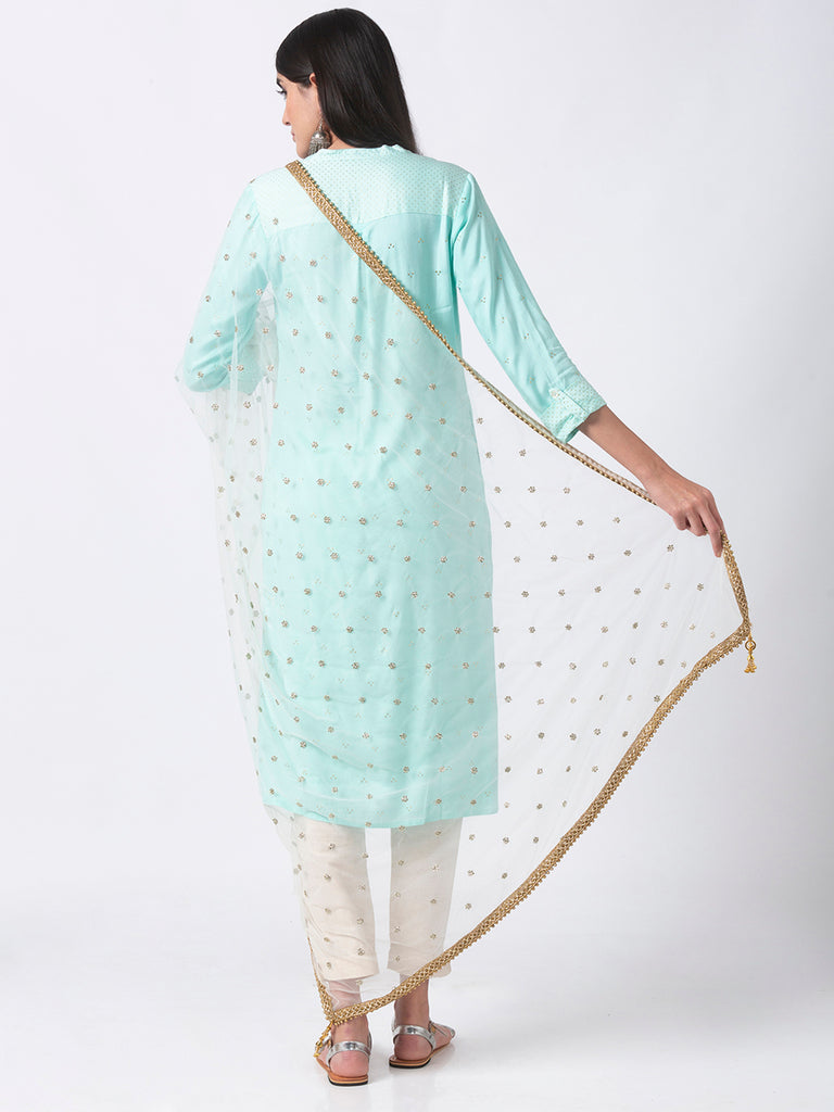 Core Women Dupatta Off White Dupatta