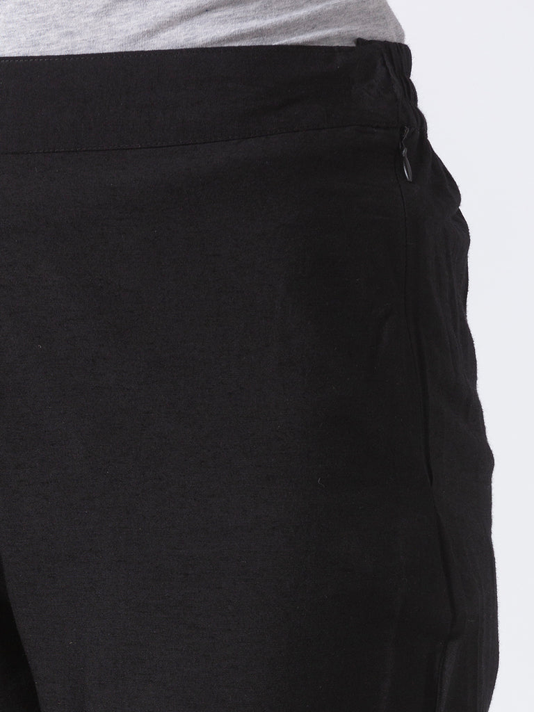 Women Straight Black Pants