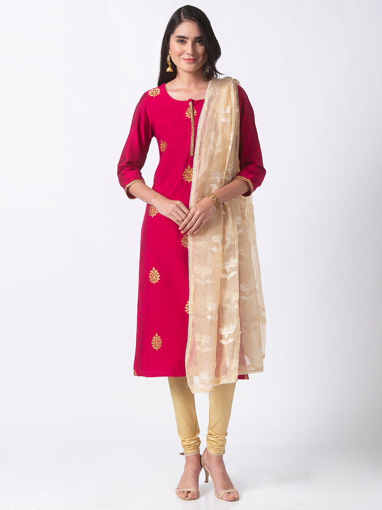 Core Women Beige Dupatta
