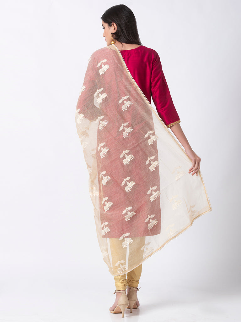 Core Women Beige Dupatta