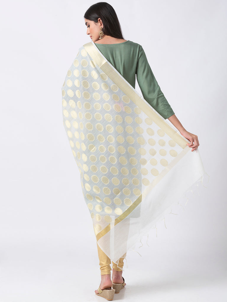 Core Women Off White Dupatta