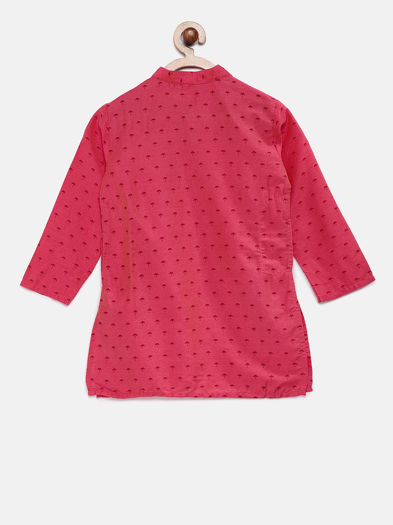 Kids Boys Straight Full Sleeve Coral Kp Set
